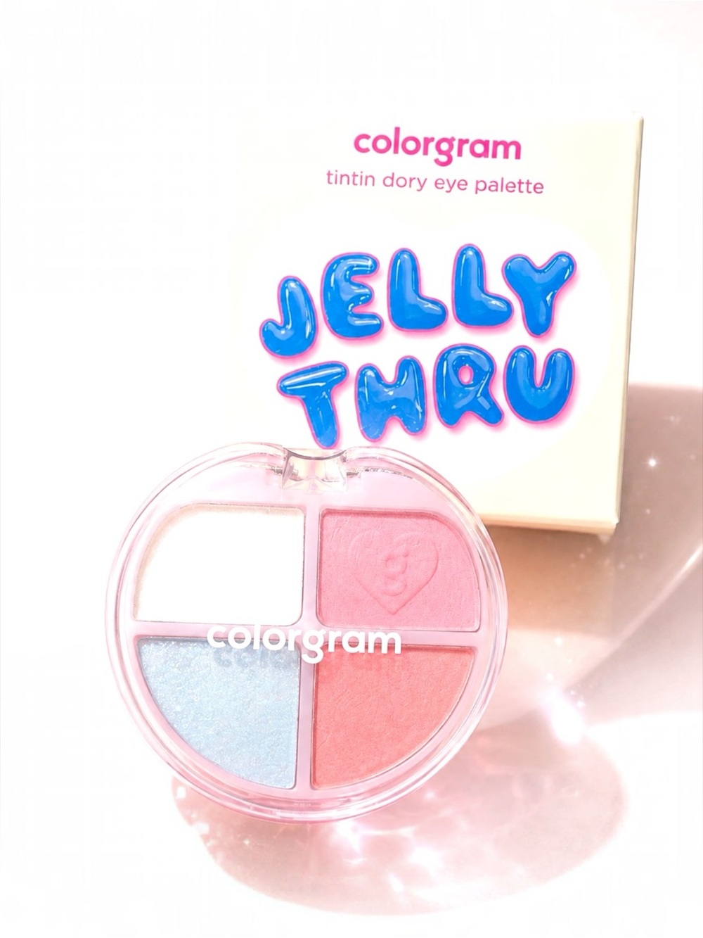 Colorgram Tintin Dory Eye Palette Jelly Thru K-Beauty Eyeshadow NIB NWT - Picture 3 of 9